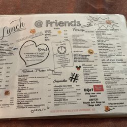 Brasserie Friends - Menu March 2024