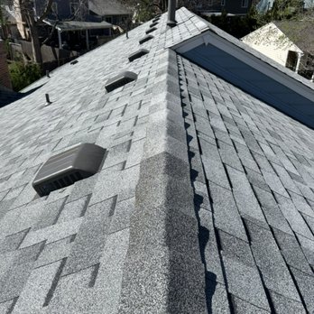 Advanced Construction Roofing - Asphalt shingle roof replacement due to hail damage in Littleton. Malarkey Vista Silverwood. - Roofing Near Me