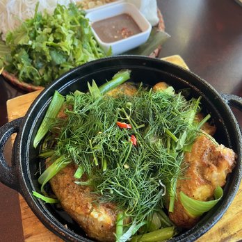 Hanoi Old Quarter Restaurant - Fish with dill - Vietnamese Near Me - Vancouver, British Columbia