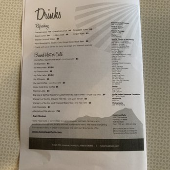 Koko Head Cafe - Refreshments - Breakfast & Brunch Near Me - Honolulu, Hawaii