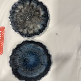 Epoxy coasters
