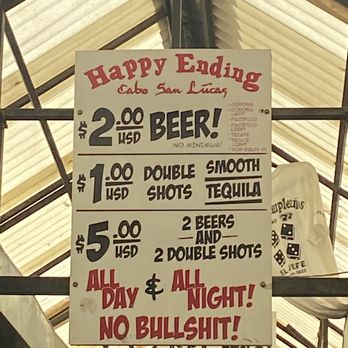 Happy Ending - All Day & All Night! No Bullshit! - Bars Near Me - Cabo San Lucas, BCS Happy Ending - All Day & All Night! No Bullshit! - Bars Near Me - Cabo San Lucas, BCS