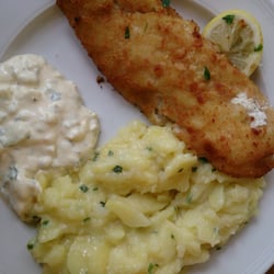 Schöner Markt - Backfisch mit selbstgemachter Remoulade - sehr zu empfehlen