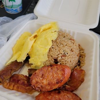 Koa Pancake House - Trio plate w fried rice - Breakfast & Brunch Near Me - Honolulu, Hawaii Koa Pancake House - Trio plate w fried rice - Breakfast & Brunch Near Me - Honolulu, Hawaii