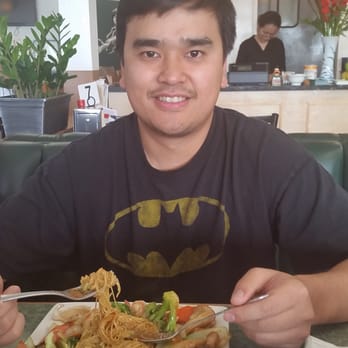 Pho 45 - The hubby enjoying his meal!!! - Vietnamese Near Me - La Mirada, California
