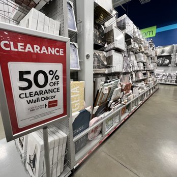 At Home - Clearance sign for Wall Decor - Home Decor Near Me - Plano, Texas