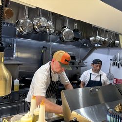 Sit at chefs table and watch em cook. Very cool