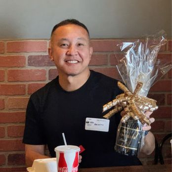 Fire 150 Grill & Fry - It's Scott visiting from Hawaii & winner of raffle prize. - Burgers Near Me - Norco, California