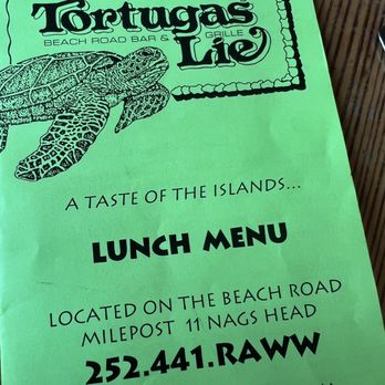 Tortuga's Lie - Menu - Seafood Near Me - Nags Head, North Carolina Tortuga's Lie - Menu - Seafood Near Me - Nags Head, North Carolina