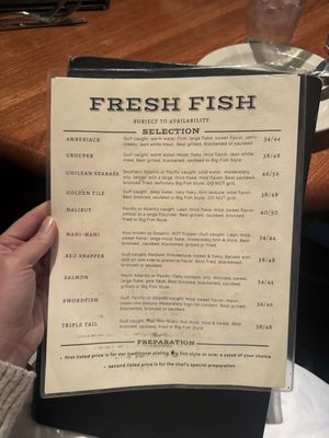 Menu photo 3 Big Fish Restaurant & Bar Orange Beach, AL