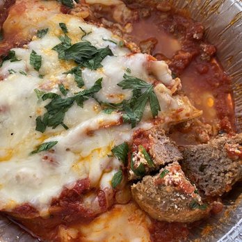 My Pizza - a dish of lasagna and meatballs - Pizza Near Me - Staten Island, New York My Pizza - a dish of lasagna and meatballs - Pizza Near Me - Staten Island, New York