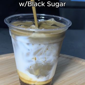 Mika’s Direction - Hojicha Latte w/black sugar - Coffee & Tea Near Me - New York, New York Mika’s Direction - Hojicha Latte w/black sugar - Coffee & Tea Near Me - New York, New York