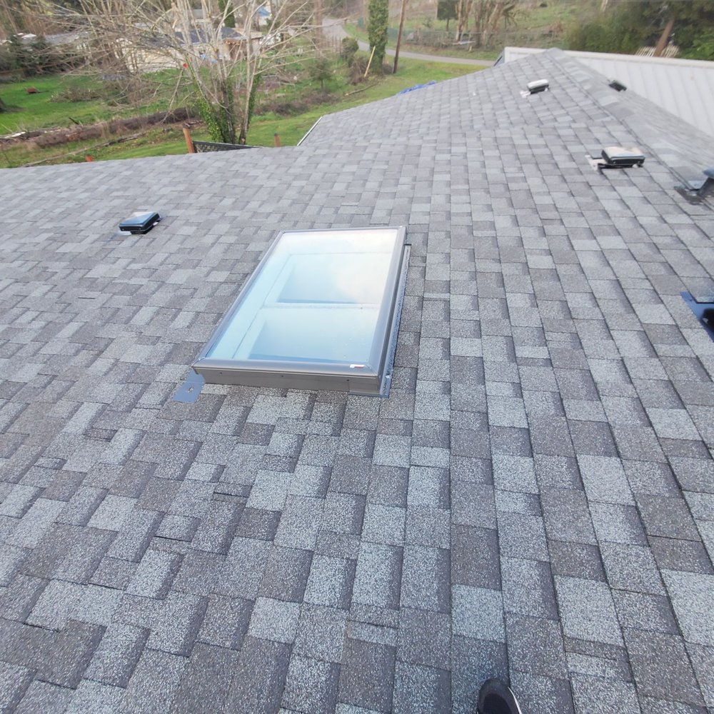 Huey & Sons Roofing - New skylight and all new vents - Roofing Near Me - Eugene, Oregon Huey & Sons Roofing - New skylight and all new vents - Roofing Near Me - Eugene, Oregon