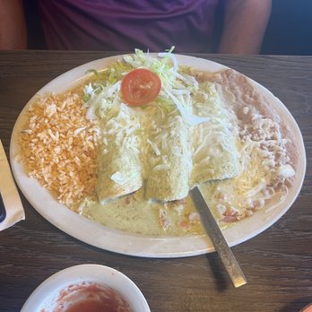 Carnitas Tio Juan - Shrimp Poblano Enchiladas so yum - Mexican Near Me - El Paso, Texas Carnitas Tio Juan - Shrimp Poblano Enchiladas so yum - Mexican Near Me - El Paso, Texas