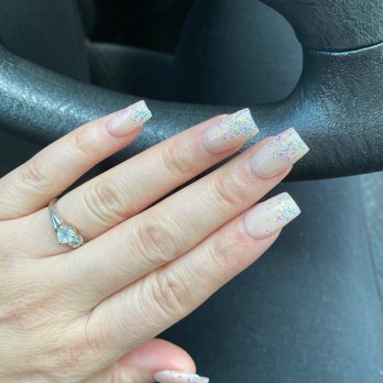 ST Nail Lounge - Simple and glittery - Nail Salons Near Me - Pomona, California ST Nail Lounge - Simple and glittery - Nail Salons Near Me - Pomona, California