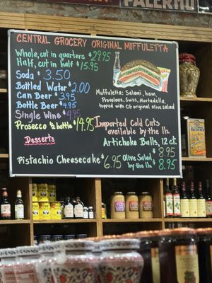 Menu photo 3 Central Grocery & Deli New Orleans, LA Menu photo 3 Central Grocery & Deli New Orleans, LA