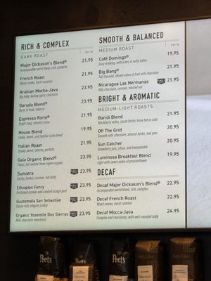 Menu photo 1 Peet's Coffee Roseville, CA Menu photo 1 Peet's Coffee Roseville, CA
