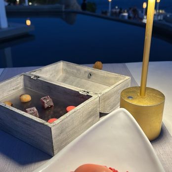 Sunset Monalisa - Dessert. Peach - Mediterranean Near Me - Cabo San Lucas, BCS