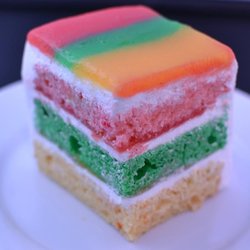 Cakes of Paradise - Rainbow cake by the slice