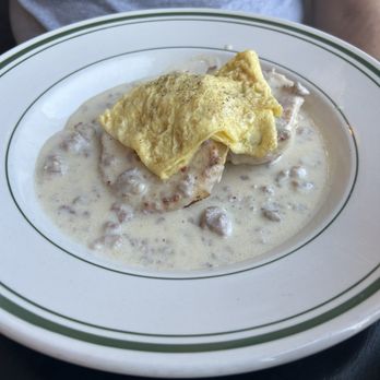 Wise County Biscuits - Biscuit and gravy with scrambled eggs - Food Stands Near Me - Pittsburgh, Pennsylvania