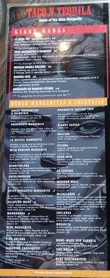 Menu photo 4 Taco N Tequila Niagara Falls, ON