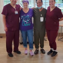 Bakersfield Hematology Oncology - Chemo team and I.