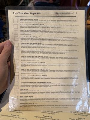 Menu photo 2 Copper Fox Distillery Williamsburg, VA