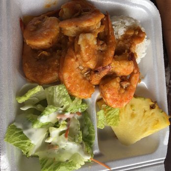 Aloha Shrimp - Spicy Shrimps - Food Trucks Near Me - Hauula, Hawaii