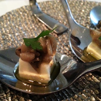 Le Papillon - Parmesan Pudding & Stuff? [ I forgot what it was] (Complimentary) - French Near Me - San Jose, California