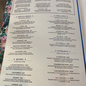 Lorenza - Menu starters - Mexican Near Me - Tijuana, BCN