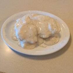 Jen’s Coffee House And Cafe - Amazing fluffy homemade biscuits and gravy!