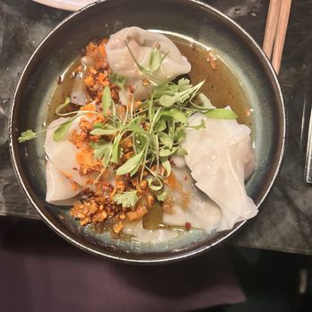 NUE Elegantly Vietnamese - Chili oil wontons - Vietnamese Near Me - Falls Church, Virginia NUE Elegantly Vietnamese - Chili oil wontons - Vietnamese Near Me - Falls Church, Virginia