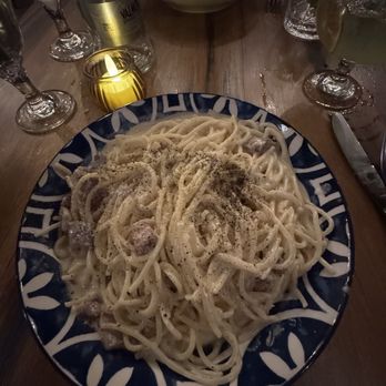 Rusticucina - Carbonara with spaghetti - Italian Near Me - San Diego, California Rusticucina - Carbonara with spaghetti - Italian Near Me - San Diego, California
