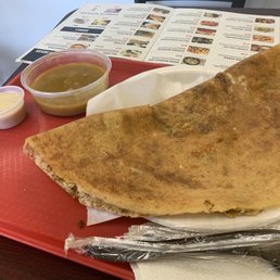 Vegan spicy potato Dosa $7.50 Vegan spicy potato Dosa $7.50