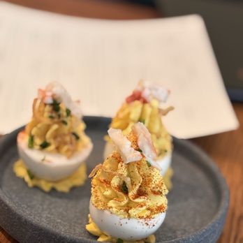 Credence - Deviled eggs - New American Near Me - Houston, Texas Credence - Deviled eggs - New American Near Me - Houston, Texas