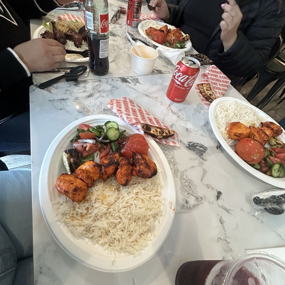 Chicken boneless Kabob Plate Chicken boneless Kabob Plate