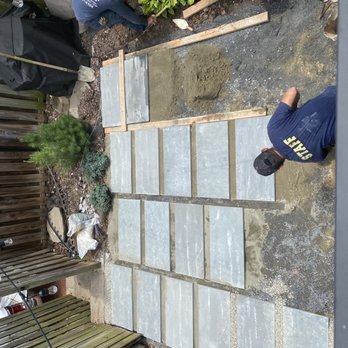 C A C Masonry & Restauration - Patio work in progress - Masonry/Concrete Near Me C A C Masonry & Restauration - Patio work in progress - Masonry/Concrete Near Me
