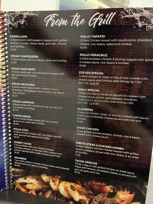 Menu photo 2 El Lago Mexican Grill Gore, OK