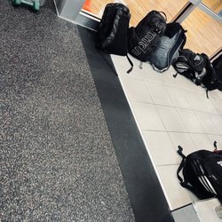 Fitness Connection - Backpacks everywhere, bc items get stolen