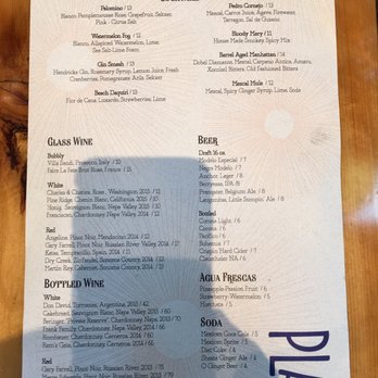 Playa - Drink menu - Mexican Near Me - Mill Valley, California Playa - Drink menu - Mexican Near Me - Mill Valley, California