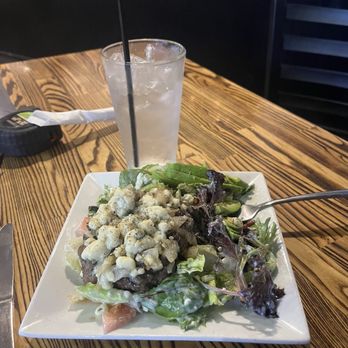 Harry's Sports Bar & Grill - This is a Poppi special, I call it the bun less burger; salad fixings on bottom ,on top burger blue cheese. Yum for me - Sports Bars Near Me - Fallbrook, California Harry's Sports Bar & Grill - This is a Poppi special, I call it the bun less burger; salad fixings on bottom ,on top burger blue cheese. Yum for me - Sports Bars Near Me - Fallbrook, California