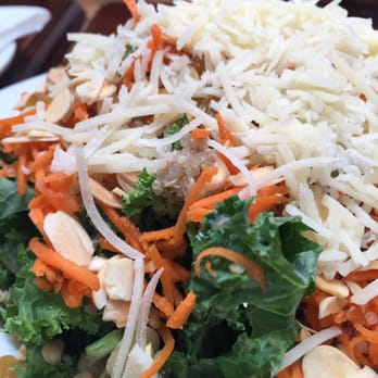 Chicago q - Kale salad with almonds carrots - Barbeque Near Me - Chicago, Illinois