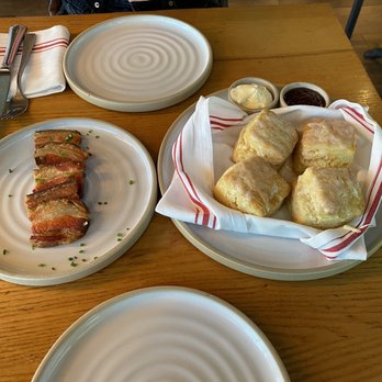 Yardbird Table & Bar - Classic Buttermilk Biscuits and Bacon/Pork Belly - Southern Near Me - Miami Beach, Florida Yardbird Table & Bar - Classic Buttermilk Biscuits and Bacon/Pork Belly - Southern Near Me - Miami Beach, Florida