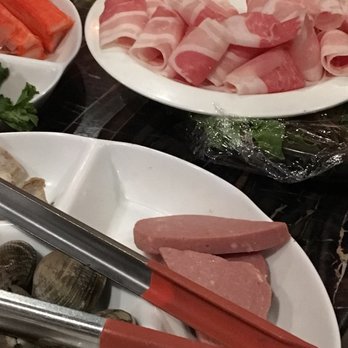 Hot Pot 828 - Spam, clams and pork belly - Hot Pot Near Me - Brooklyn, New York