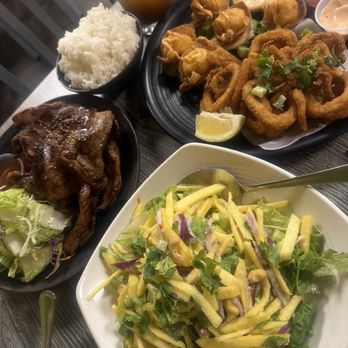 Thai House - Crunchy Calamari Papaya Salad Ribs - Thai Near Me - Santa Rosa, California Thai House - Crunchy Calamari Papaya Salad Ribs - Thai Near Me - Santa Rosa, California