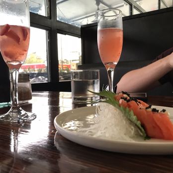 KA Sushi - Strawberry mimosas - Japanese Near Me - Houston, Texas