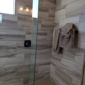 Albaner Tile & Stone - a glass shower door - Tiling Near Me - Phoenix, Arizona Albaner Tile & Stone - a glass shower door - Tiling Near Me - Phoenix, Arizona