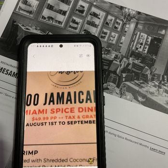 Dukunoo - In restaurant price and remember it's more than advertised and offer less - Caribbean Near Me - Miami, Florida