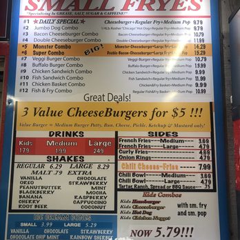 Small Fryes - Small Fry's Menu - Burgers Near Me - Fall City, Washington
