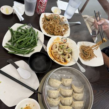 Jia Yan Dumpling House - Shredded Pork Fried Noodles, Garlic Green Beans, Shrimp & Pork Dumplings, Spicy Chicken Won Tons & Edamame. - Shanghainese Near Me - Glendora, California Jia Yan Dumpling House - Shredded Pork Fried Noodles, Garlic Green Beans, Shrimp & Pork Dumplings, Spicy Chicken Won Tons & Edamame. - Shanghainese Near Me - Glendora, California